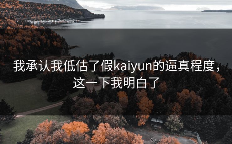 我承认我低估了假kaiyun的逼真程度，这一下我明白了